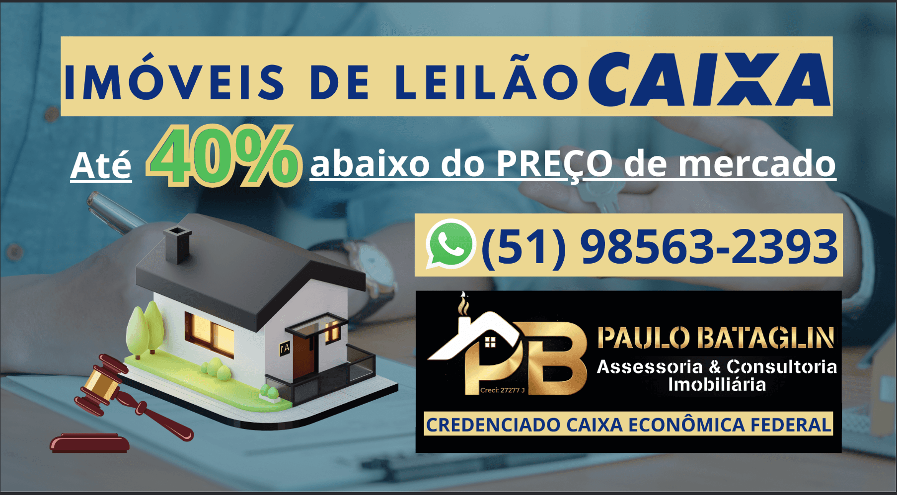 Banner Informativo Bataglin Imóveis